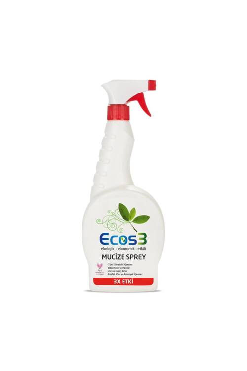 Ecos3 Ekolojik ve Vegan Mucize Spray Tüm yüzeyler için 750 ML