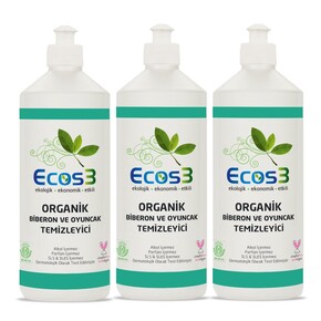 Ecos3 - Organik Biberon Ve Oyuncak Temizleyici 3’li SET (2 x 500 ML) Ecos3 - Organik Biberon Ve Oyuncak Temizleyici 3’li SET (2 x 500 ML)