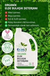 Ecos3 Organik Bulaşık Yıkama Seti (2 X 2,5 Lt) - Thumbnail