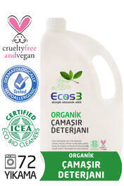 Ecos3 Organik Çamaşır Deterjanı (2500 ml - 72 Yıkama)