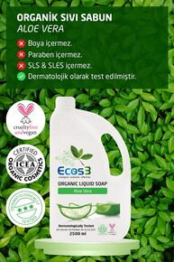 Ecos3 Organik Sıvı Sabun Seti (2 X 2,5 Lt) - Thumbnail