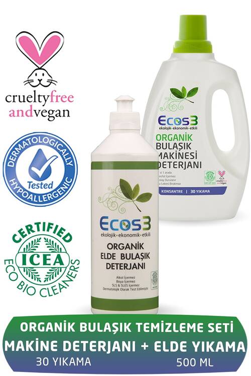 Ecos3 Organik Ev Temizlik Seti ( 7 Ürün )