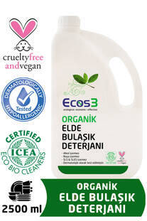 Ecos3 Organik & Vegan Elde Bulaşık Deterjanı (2500 ml)