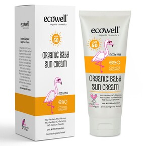Ecowell Organik Bebek Güneş Kremi 50 SPF (110 gr) - Thumbnail