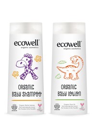 Ecowell Organik Bebe Şampuanı + Losyonu Set 2x300 ml - Thumbnail