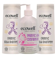 Ecowell - Ecowell Organik Bebe Şampuanı 2 Adet + Organik Temizleme Jeli  Ecowell - Ecowell Organik Bebe Şampuanı 2 Adet + Organik Temizleme Jeli