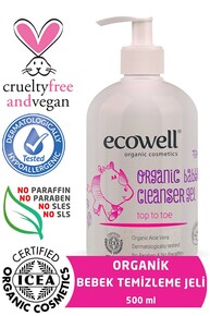 Ecowell Organik Bebek Temizleme Jeli 500 ml - Thumbnail