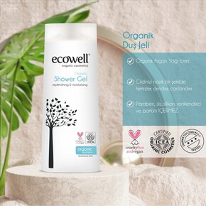 Ecowell Organik Duş Jeli 2'li Set - Thumbnail