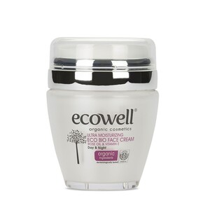 Ecowell Organik Nemlendirici Yüz Bakım Kremi (50 ml) - Diamond Serisi - Thumbnail