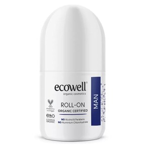 Ecowell Organik Roll On Deodorant (Erkek) 75 ml - Thumbnail