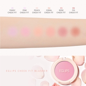 Eglips - Cheek Fit Blusher -04 Coral Cheek Fit - 04 Eglips Coral Cheek Allık 4 g - Thumbnail
