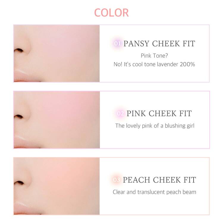 Eglips - Cheek Fit Blusher -04 Coral Cheek Fit - 04 Eglips Coral Cheek Allık 4 g