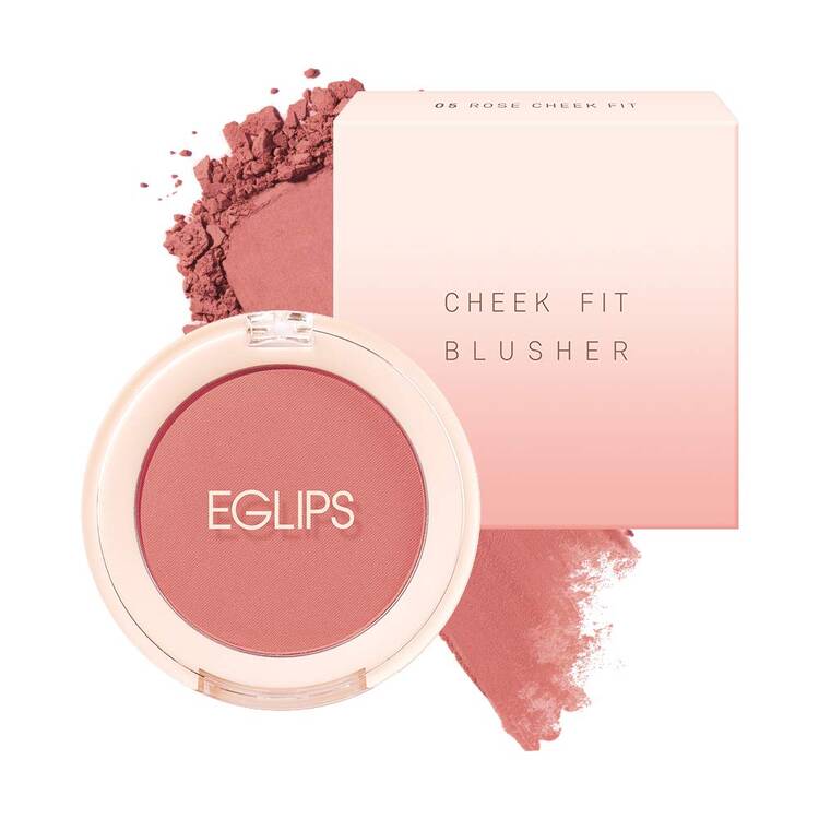 Eglips - Cheek Fit Blusher 05 Rose - 05 Eglips Rose Cheek Allık 4 g