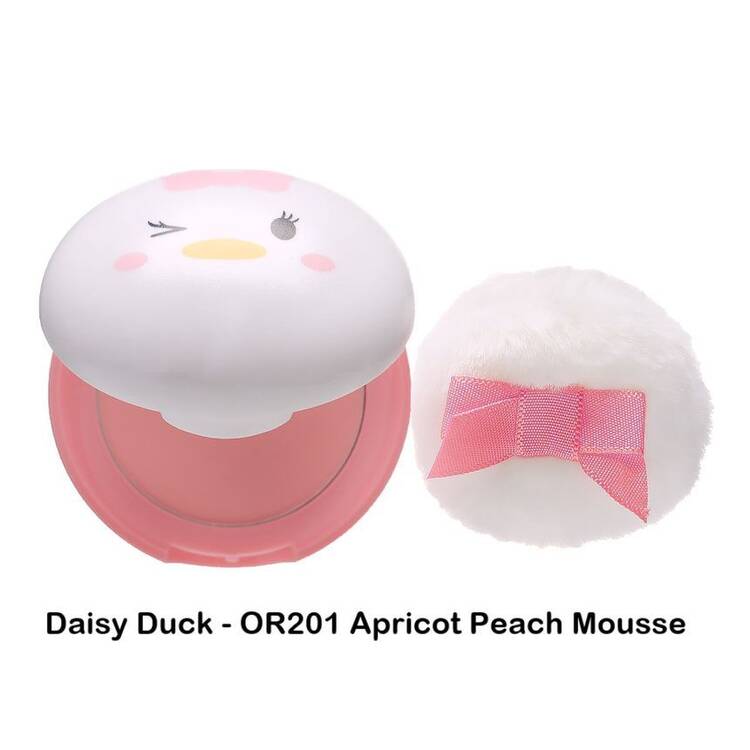 Etude House - Lovely Cookie Blusher Disney Tsum Tsum Collection - 5 Colors Daisy Duck - #OR201 Apricot Peach Mousse - Etude House Apricot Peach Allık 4.5 g