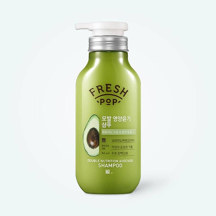Fresh pop Double Nutrition Avocado Shampoo, 500ml - Fresh Pop Saç Derisi Besleyici Avokado Özlü Şampuan 500 ML