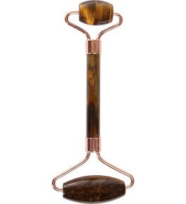 Doğal Taş Serisi - Kaplan Gözü Taşı Roller Yüz Masaj Aleti