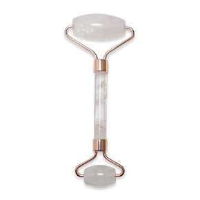 Doğal Taş Serisi - Kristal Kuvars Taşı Roller Yüz Masaj Aleti