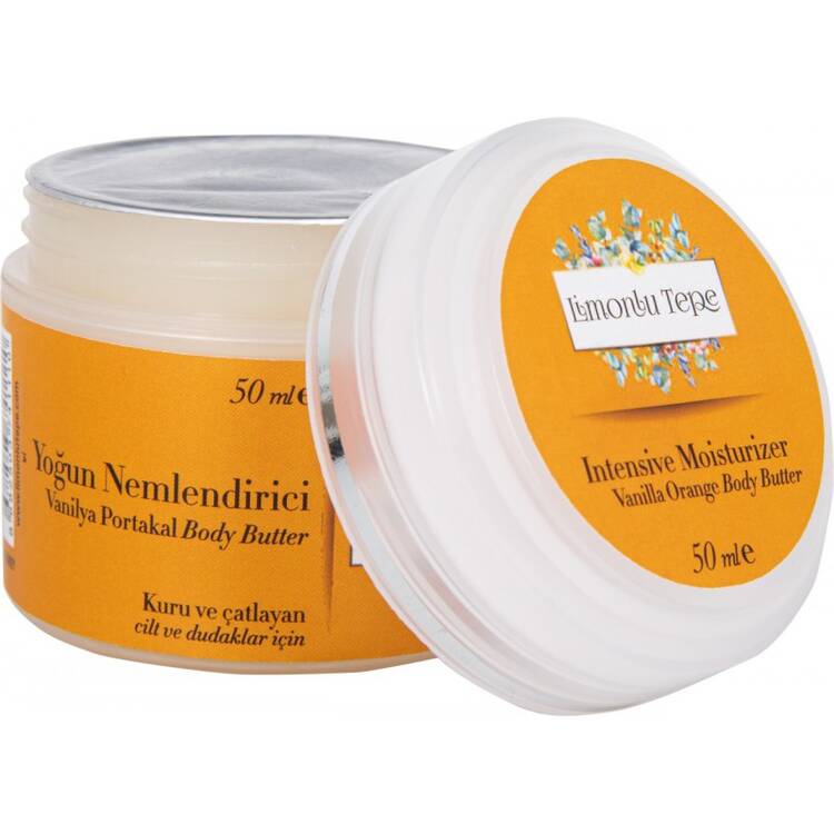 Limonlu Tepe Yoğun Nemlendirici Vanilya Portakal Body Butter - 50 ml