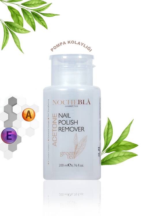 NOCHEBLA Green Tea Pompalı Aseton (200 ml)