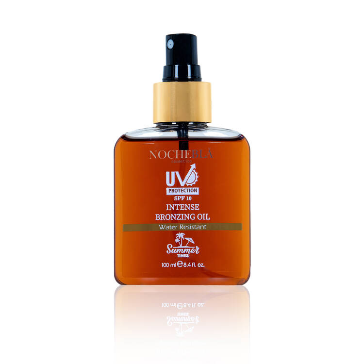 NOCHEBLA Intense Bronzing Oil – SPF+ 10 Kakao, Havuç Yağı Yoğun Bronzlaştırıcı (100 ml)