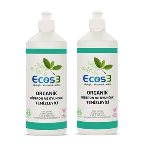 Ecos3 - Organik Biberon Ve Oyuncak Temizleyici 2’li SET (2 x 500 ML) Ecos3 - Organik Biberon Ve Oyuncak Temizleyici 2’li SET (2 x 500 ML)