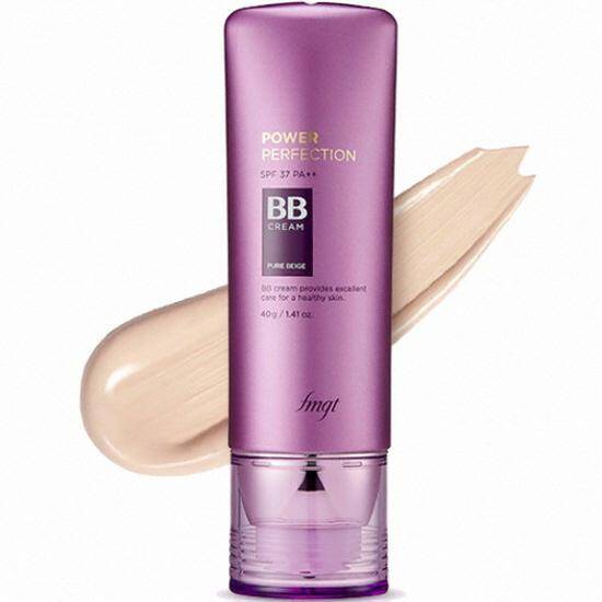 The Face Shop Power Perfection BB Cream SPF37 PA++ (#V201 Apricot Beige) 40ml - The Face Shop BB Krem 40 g SPF 37 PA +++ No 201