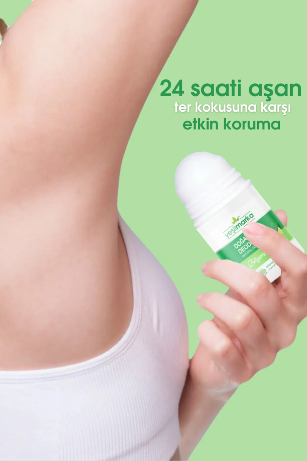 Yeşilmarka Doğal Bergamot Kokulu Deodorant 50 ml - Thumbnail