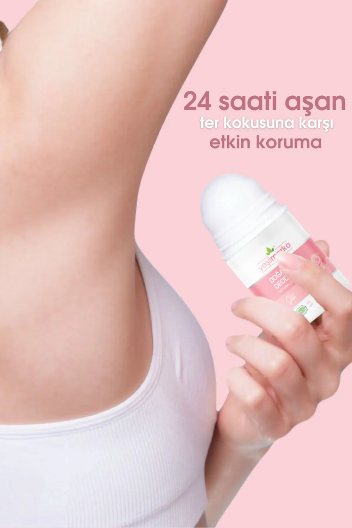 Yeşilmarka Doğal Deodorant - Gül Kokulu - Thumbnail