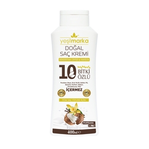 Yeşilmarka - Yeşilmarka Doğal Saç Kremi 400 ml - Tüm Saç Tipleri Yeşilmarka - Yeşilmarka Doğal Saç Kremi 400 ml - Tüm Saç Tipleri